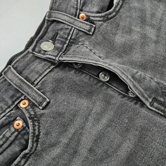 Levi's Wedgie Skinny Jeans Women's‎ 27 Gray High Rise Stretch Denim 4337 - Picture 10 of 14